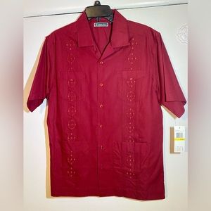 Brand new Cubavera shirt with tags. Size medium. Brand new never worn.